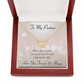 TO MY PARTNER - Luxury 10K Solid Gold Necklace with 18 Cut Diamonds