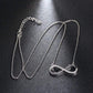 Infinity Pendant Platinum Plated Necklace - Surpriceme.com