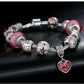 Hanging Heart Charm Bracelet Set - Surpriceme.com
