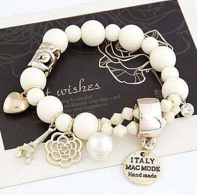 Luxury Handmade Beads Bracelet With Charms - Surpriceme.com