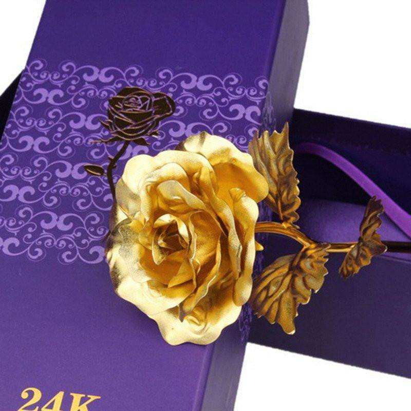 Surpriceme.com - 24K Gold Foil Rose With Gift Box - Surpriceme.com